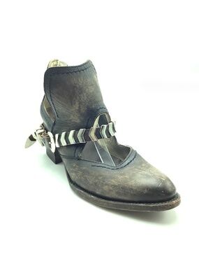 Free Bird Leather Ankle Buckle Shoes Size: 11